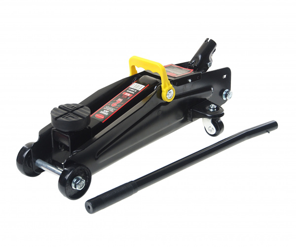 Домкрат гидравлический  RF-TH22001CB подкатной 2 т (h min 135мм, h max 385мм) с резиновой накладкой ROCKFORCE /1