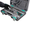 Набор инструментов, 1/2",3/8", 1/4", CrV, пластиковый кейс 142 предмета Stels Набор инструментов, 1/2",3/8", 1/4", CrV, пластиковый кейс 142 предмета Stels