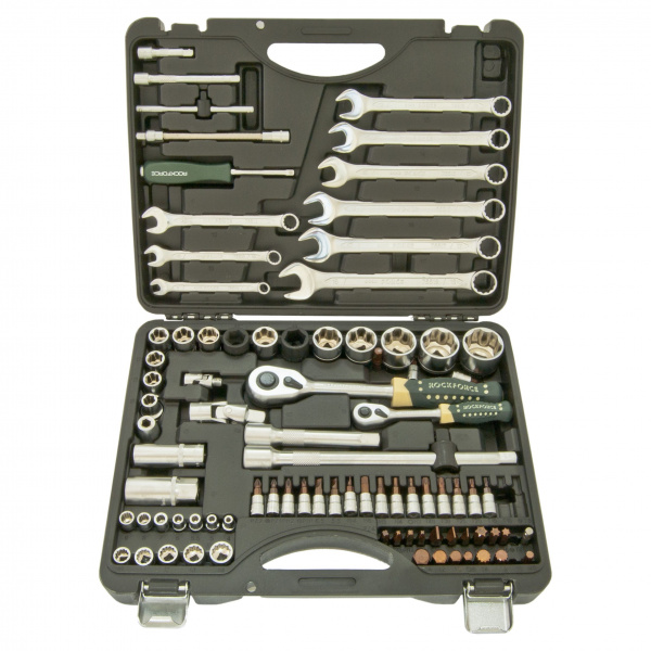 Набор инструмента RF-4821-7-PREMIUM: 1/2" & 1/4"DR 6-гранный (S/L) 82пр + 6пр. ROCKFORCE /1/3 Набор инструмента RF-4821-7-PREMIUM: 1/2" & 1/4"DR 6-гранный (S/L) 82пр + 6пр. ROCKFORCE /1/3