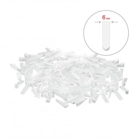 STAYER 6 мм, 100 шт, малые клинья для плитки (3382-1)