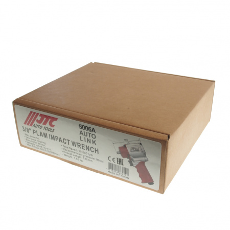 JTC Гайковерт пневматический 3/8" 678Нм 10000об/мин. 158л/мин. 90PSI ударный JTC