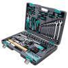 Набор инструментов, 1/2", 1/4", CrV, пластиковый кейс 98 предметов Stels Набор инструментов, 1/2", 1/4", CrV, пластиковый кейс 98 предметов Stels