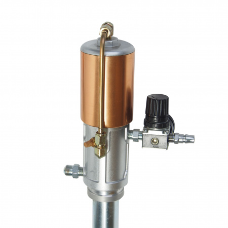 Нагнетатель смазки ER-44001 пневматический (раб.давл.:5.4 бар;подача:5 гр/сек.;тип смазки:#0-#3, под емкость на 20л) ЭВРИКА /1