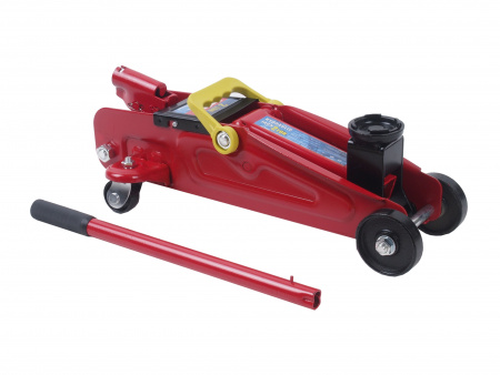 Домкрат гидравлический M-820013S подкатной 2т (выс.подъема 135-320мм) в кейсе MEGAPOWER /1 HIT