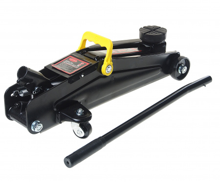 Домкрат гидравлический  RF-TH22001CB подкатной 2 т (h min 135мм, h max 385мм) с резиновой накладкой ROCKFORCE /1