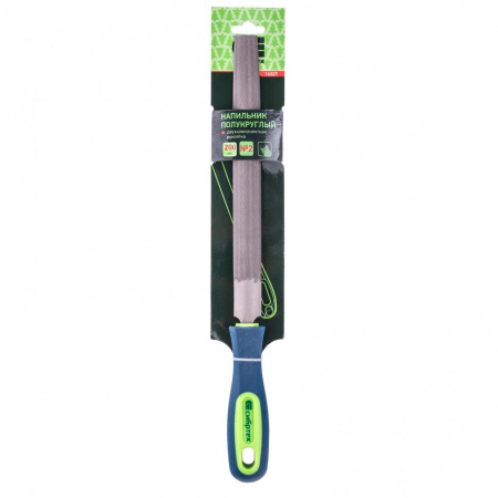 Напильник, 200 мм, полукруглый, двухкомпонентная рукоятка, №2 Сибртех