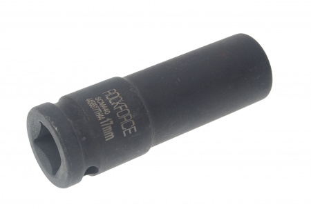 Головка торцевая 17мм 1/2" 6-гранная ударная удлиненная  L=80мм тонкостенная сталь повышенной прочности 440SCM ROCKFORCE RF-4458517TH44 /1