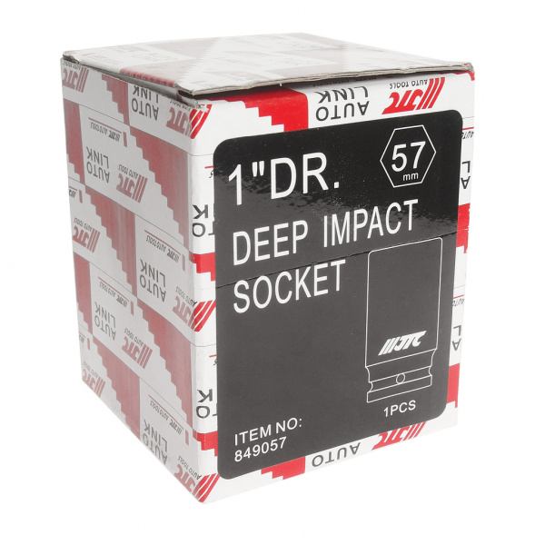 JTC Головка торцевая 1" 57мм ударная глубокая L=100мм JTC