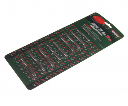 Набор метчиков RF-C010-1T:метрический 10пр.ROCKFORCE /1