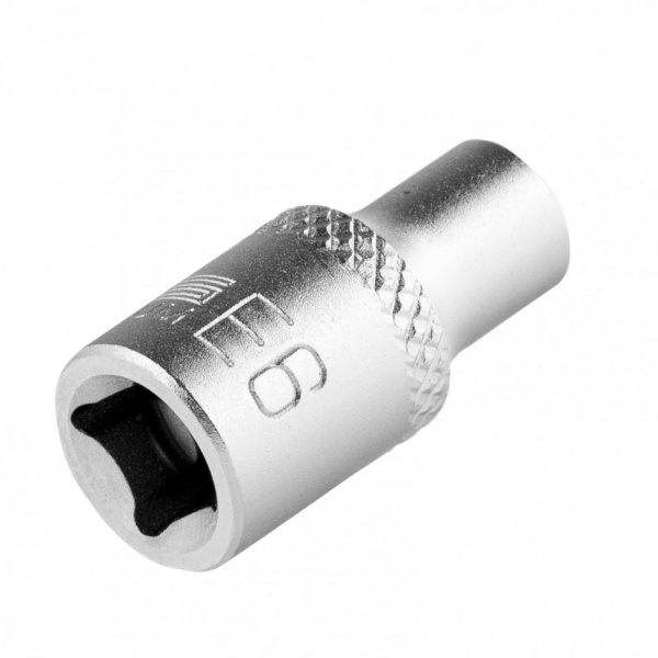 Головка торцевая 1/4, Е6, CrV Stels Головка торцевая 1/4, Е6, CrV Stels