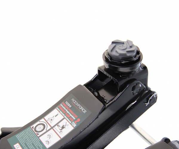 Домкрат гидравлическийRF-TH22010 подкатной 2т низкопрофильный с резиновой накладкой и лотком (h min 100мм, h max 350мм) ROCKFORCE /1