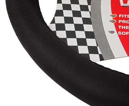 Оплетка руля MIS-2013BLT06G (M) BLACK MISTAR /1/25