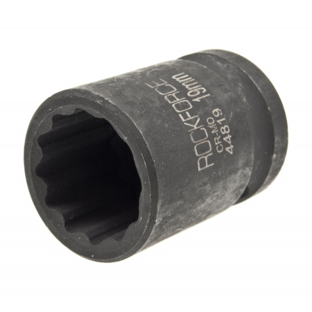 Головка торцевая 19мм 1/2" 12-гранная ударная L=58мм ROCKFORCE RF-44819 /1/225 Головка торцевая 19мм 1/2" 12-гранная ударная L=58мм ROCKFORCE RF-44819 /1/225