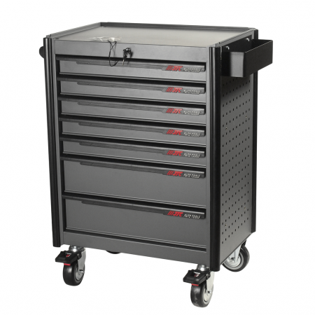 JTC Тележка инструментальная 7 секций (JTC-5021) с набором инструментов 344 предмета JTC