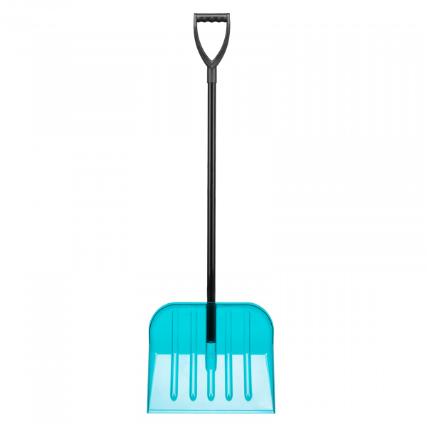 Лопата для уборки снега поликарбонат, 460 x 400 x 1430 мм, алюминиевый черенок, Luxe, Palisad