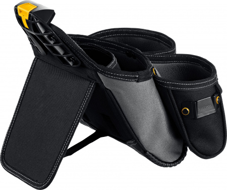 KRAFTOOL KBS-3L пояс монтажника, в комплекте: пояс монтажника и 2 большие сумки (38761)