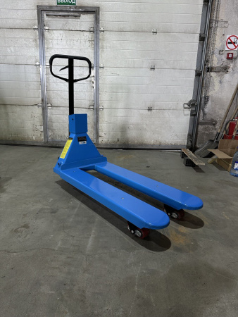 Тележка гидравлическая с весами 2000 кг 1150 мм полиуретановые колеса TOR CBY-CW2 (серия N)