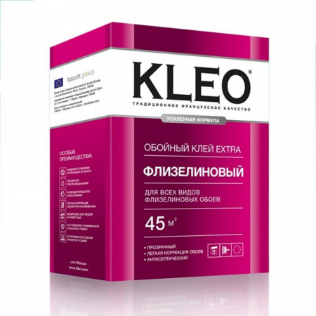 Клей обойный Kleo Экстра флизелиновый 320гр (45м2) (20)