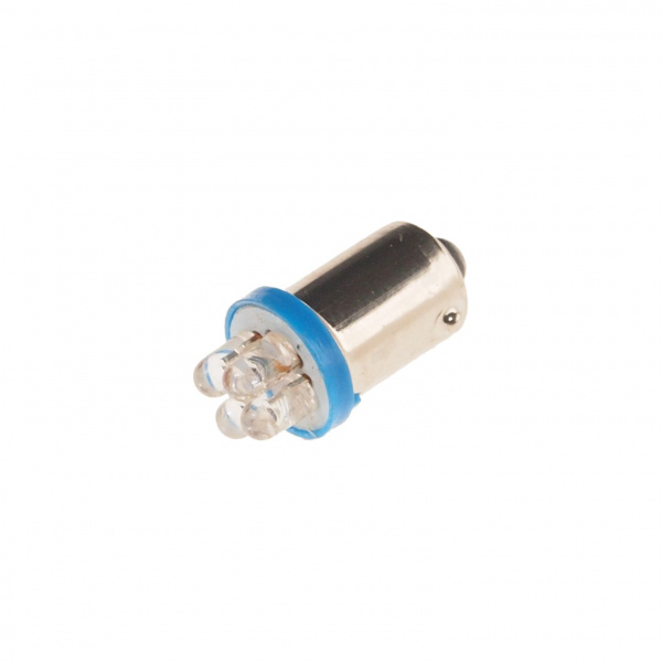 Автолампа T4W (BA9s) 4 LED BLUE 10лм 12V MEGAPOWER /10 /100 OLD Автолампа T4W (BA9s) 4 LED BLUE 10лм 12V MEGAPOWER /10 /100 OLD
