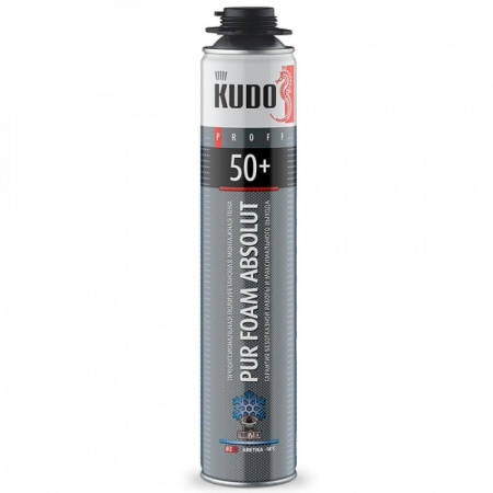 Пена монтажная профессиональная Kudo Proff Absolut 50+ (-18C) ЗИМА 50л 1000мл (12)