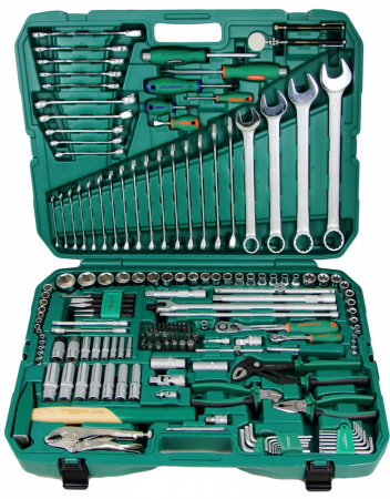 S04H524179S Набор инструмента универсальный 1/4", 1/2"DR, 179 предметов S04H524179S Набор инструмента универсальный 1/4", 1/2"DR, 179 предметов