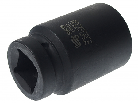 Головка торцевая  40мм 1" 6-гранная ударная удлиненная L=90мм ROCKFORCE RF-48510040 /1