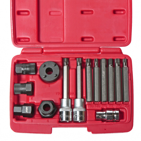 JTC Съемник шкивов генераторов 14 предметов в кейсе JTC