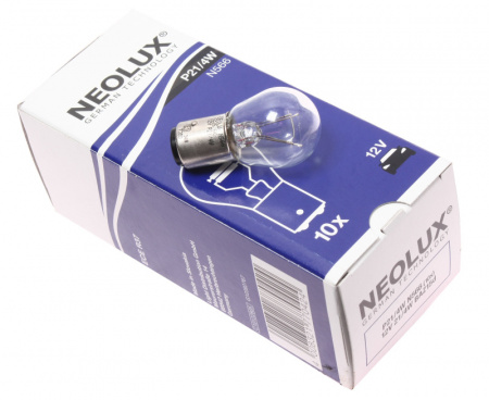 Автолампа P21/4W (BAZ15d) 12V NEOLUX /10/50/200