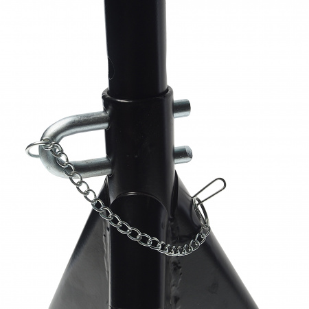 Подставка ремонтная RF-TRF30151-1 механическая с двойной фиксацией и упорными пятками 1,5т (h min-305мм,h max-450мм) ROCKFORCE /1