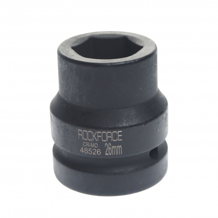 Головка торцевая  26мм 1" 6-гранная ударная L=58мм ROCKFORCE RF-48526 /1/50 Головка торцевая  26мм 1" 6-гранная ударная L=58мм ROCKFORCE RF-48526 /1/50