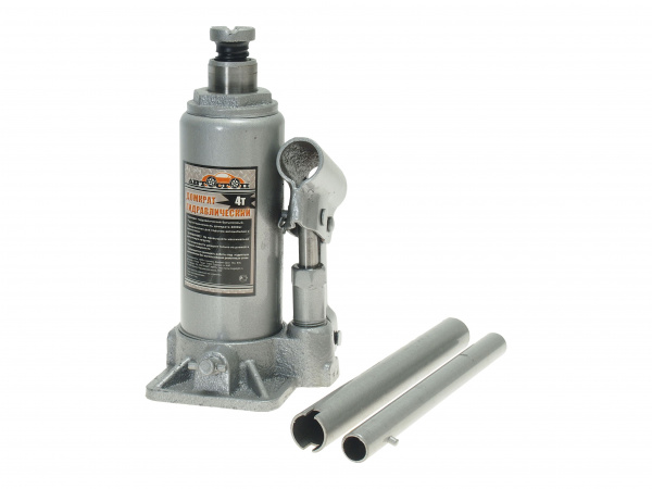 Домкрат гидравлический AJ-004 бутылочный 4т (выс.подъема 180-350мм) АВТОСТОП /1/5