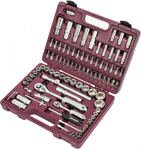 UTS0094 Набор инструмента универсальный 1/4", 1/2"DR, 94 предмета