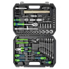 Набор инструментов, 1/2", 1/4", пластиковый кейс 76 предметов// Сибртех