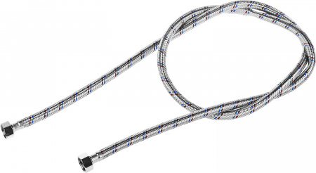 ЗУБР 1/2″, 1.8м, гайка-гайка, гибкая подводка для воды (51005-G/G-180)