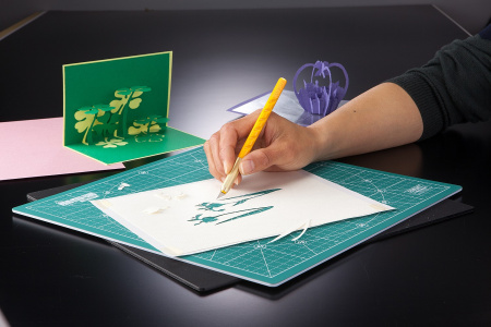 OLFA с перовым лезвием 6 мм, нож (OL-AK-1/5B)