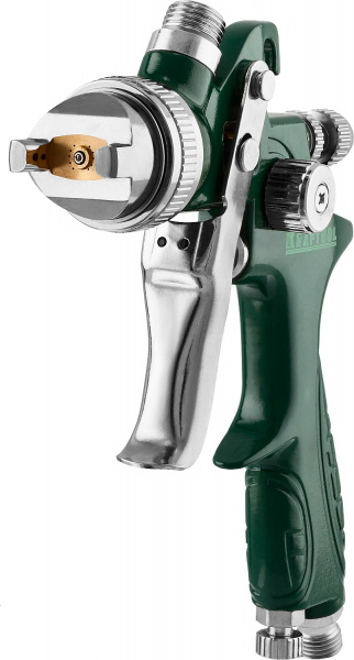 KRAFTOOL AirKraft, HVLP, 1.4 мм, пневматический краскопульт с верхним бачком (06522-1.4)