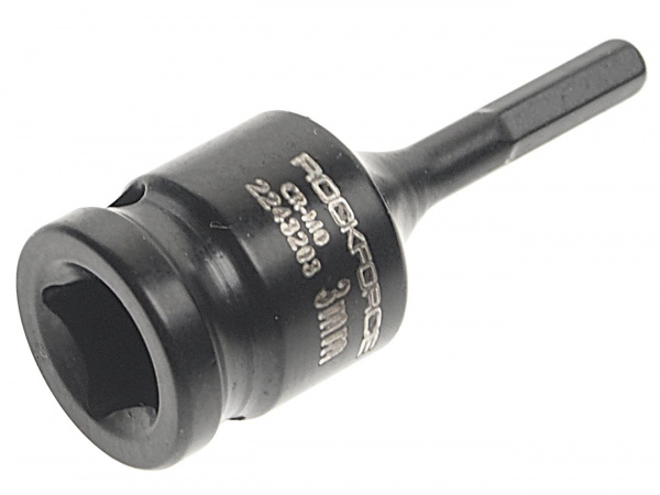 Головка-бита  3мм 1/4" 6-гранная ударная L= 40 мм ROCKFORCE RF-2243203 /1/10/240