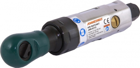 JAR-6312 Рукоятка трещоточная пневматическая укороченная 1/4"DR 230 об/мин., 34 Нм