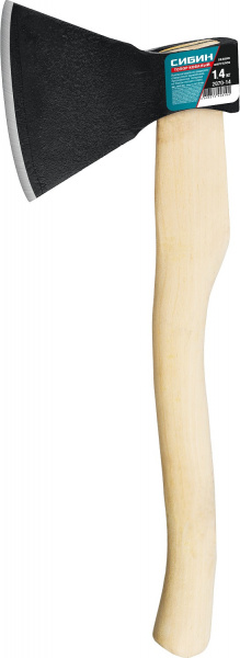 СИБИН 1400/1750 г, 500 мм, кованый топор с округлым лезвием (2070-14)