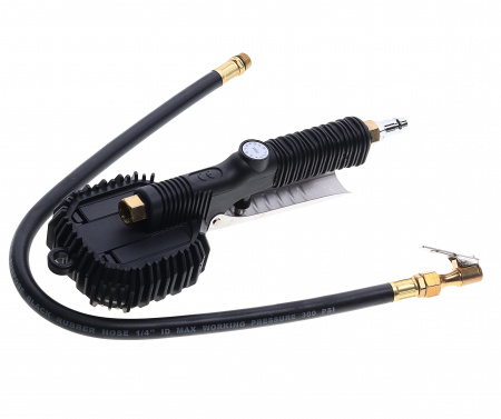 Пистолет для подкачки шин RF-23706 с цифровым манометром (0-18bar) ROCKFORCE /1/30 Пистолет для подкачки шин RF-23706 с цифровым манометром (0-18bar) ROCKFORCE /1/30