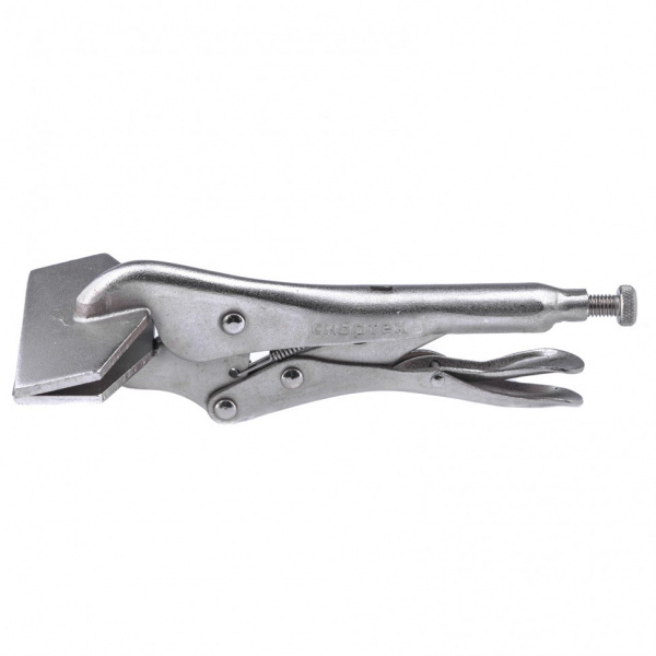 Зажим ручной, фиксация плоскости, 205 мм// Сибртех