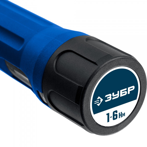 ЗУБР 1 - 6 Нм, регулируемая, динамометрическая отвертка, Профессионал (64015)
