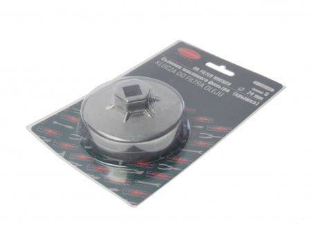 Съемник RF-10687408 масляного фильтра "крышка" Ø 74мм х 8гр, в блистере ROCKFORCE /1