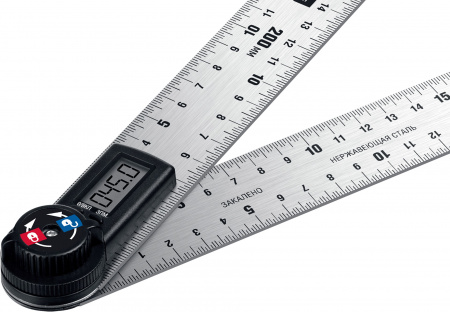 ЗУБР 200 мм, электронный транспортир-угломер, Профессионал (34294)