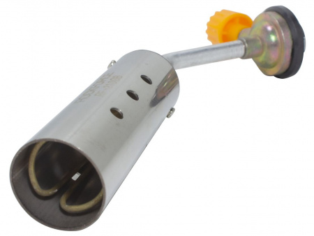 Горелка RF-210GB газовая паяльная на цанговый баллон (t-1300гр., L-210мм), в блистере ROCKFORCE /1