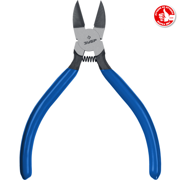 ЗУБР Бульдог, 125 мм, для пластика и меди, мини бокорезы, Профессионал (22175-8-15)