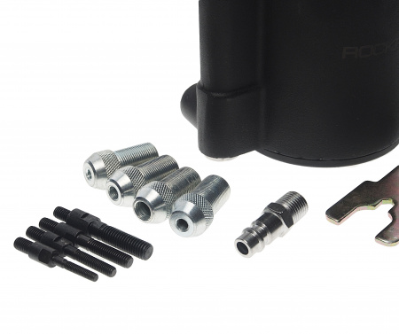 Заклепочник пневмогидравлический резьбовой (M4, М5, М6, М8,M10; рабочий ход 2-10мм) ROCKFORCE /1