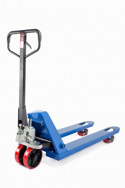 Тележка гидравлическая узковильная 2500 кг 800x450 мм полиуретановые колеса TOR RHP Тележка гидравлическая узковильная 2500 кг 800x450 мм полиуретановые колеса TOR RHP