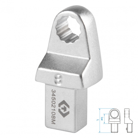 Насадка накидная серии "FIT", 8 мм, 9х12 мм KING TONY 34502108M