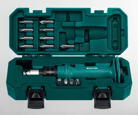 KRAFTOOL ID-15, 15 предм., ударно-поворотная отвертка (25550-Н10)